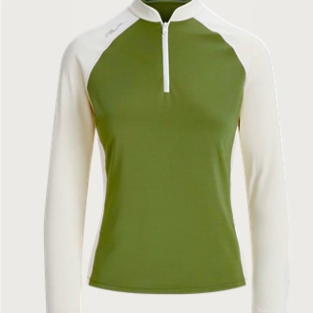 Ralph Lauren RLX Golf Women's Stretch Jersey Quarter Zip Shirt Size Medium New
